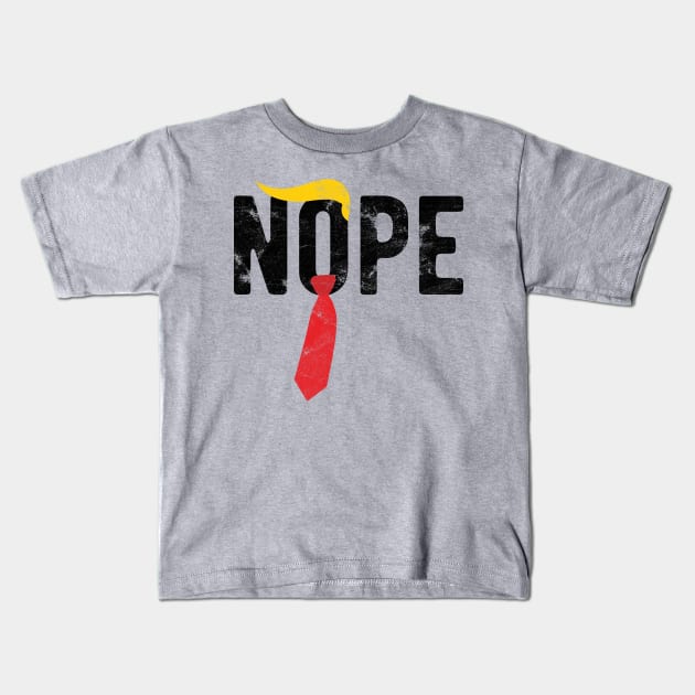 Nope Trump anti trumpdemocrat 2020 Kids T-Shirt by Gaming champion